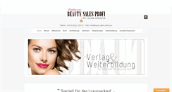 Desktop Screenshot of beauty-sales-profi.com